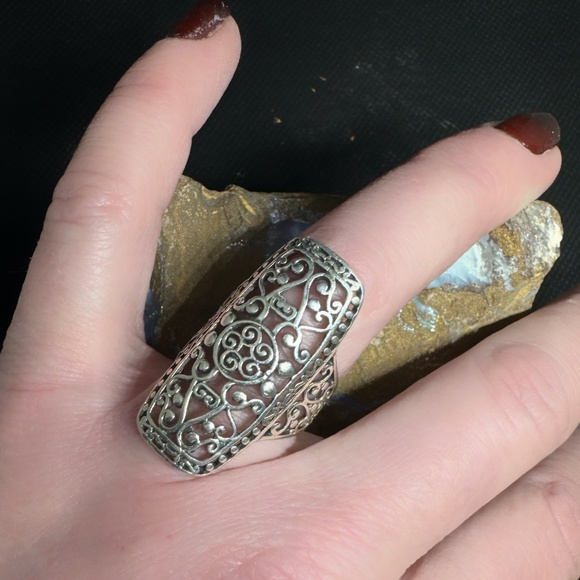 Sterling Silver Celtic Statement Ring - Picture 1 of 6